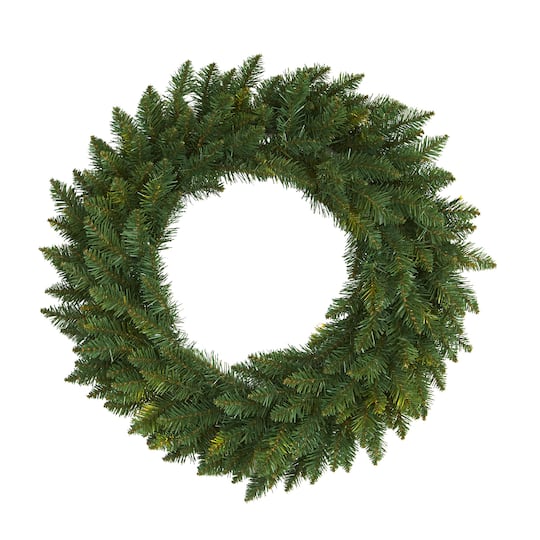 Nearly Natural 24" Artificial Green Pine Christmas Wreath